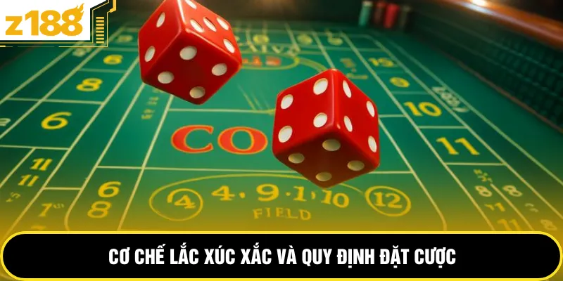 Cơ chế lắc xúc xắc và quy định đặt cược 