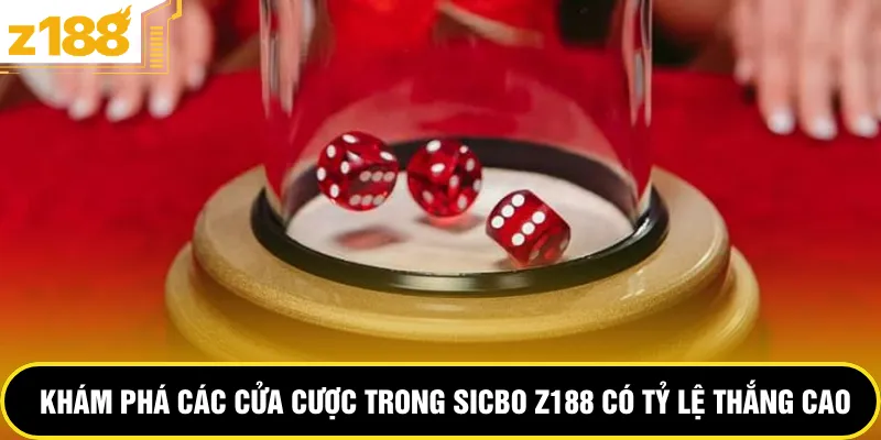 Khám phá các cửa cược trong sicbo Z188 có tỷ lệ thắng cao