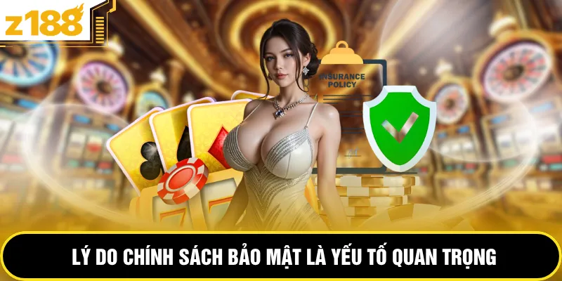Lý do chính sách bảo mật là yếu tố quan trọng